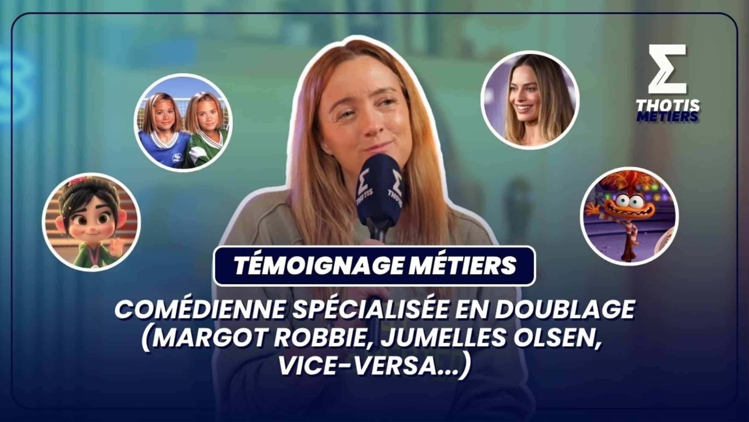 Dorothee Pousseo comedienne de doublage temoignage