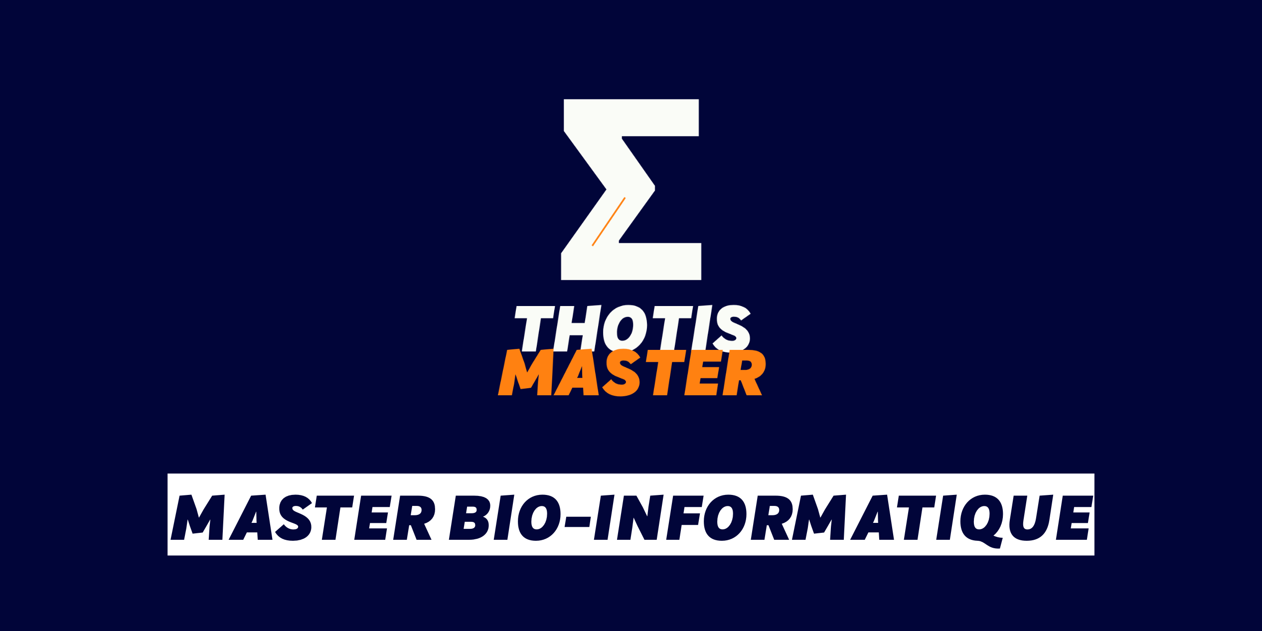 Master Bio-informatique