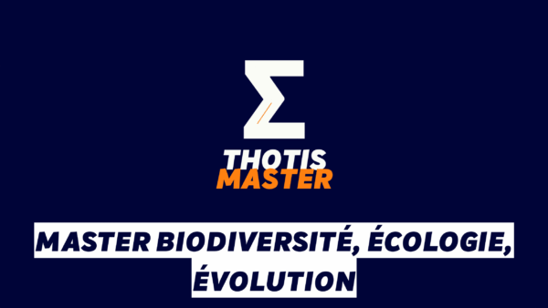 Master Biodiversité, écologie, évolution Master Biodiversité, écologie, évolution