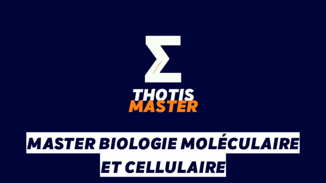 Master Biologie moléculaire et cellulaire