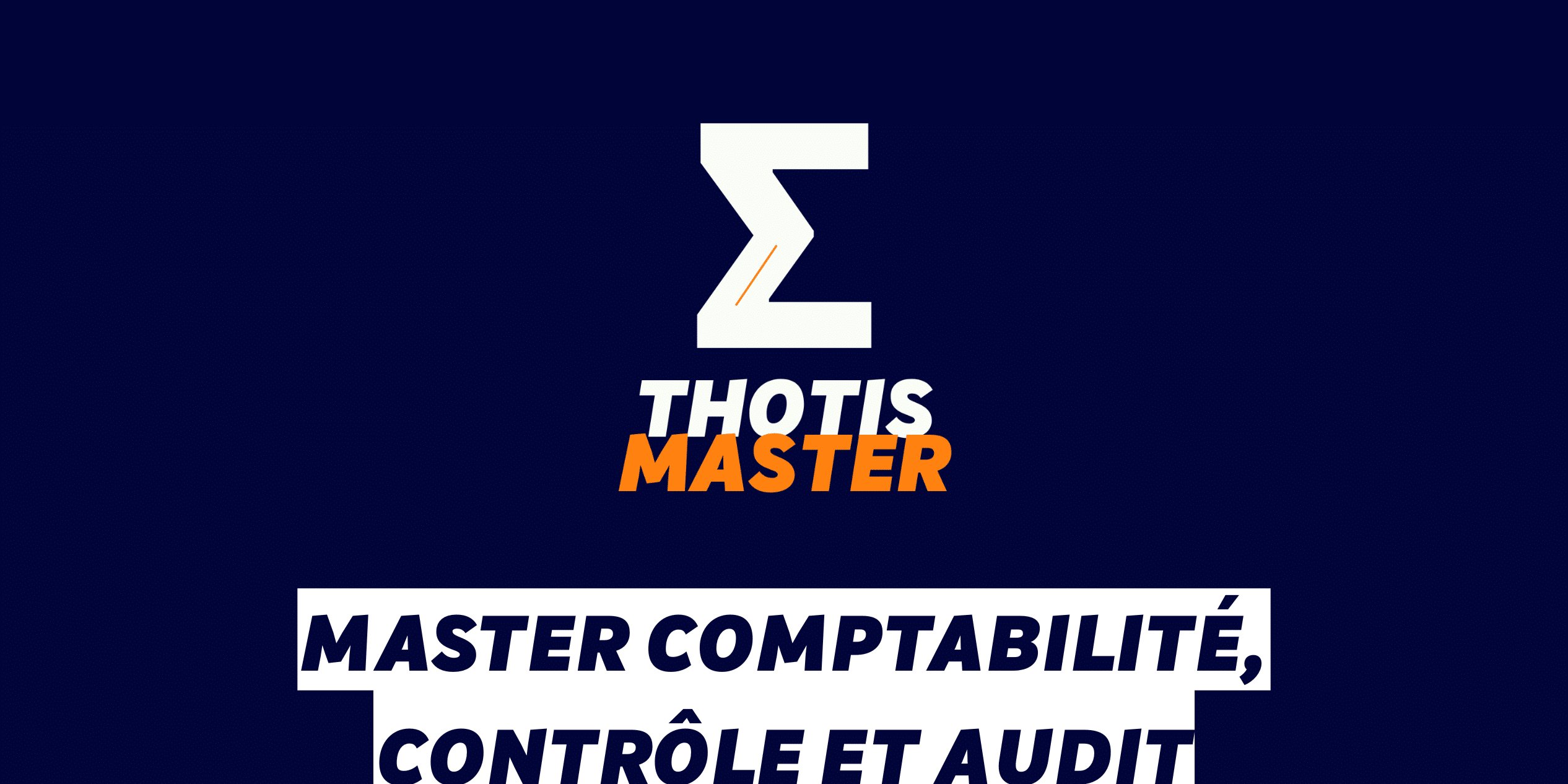 Master Comptabilité, contrôle et audit