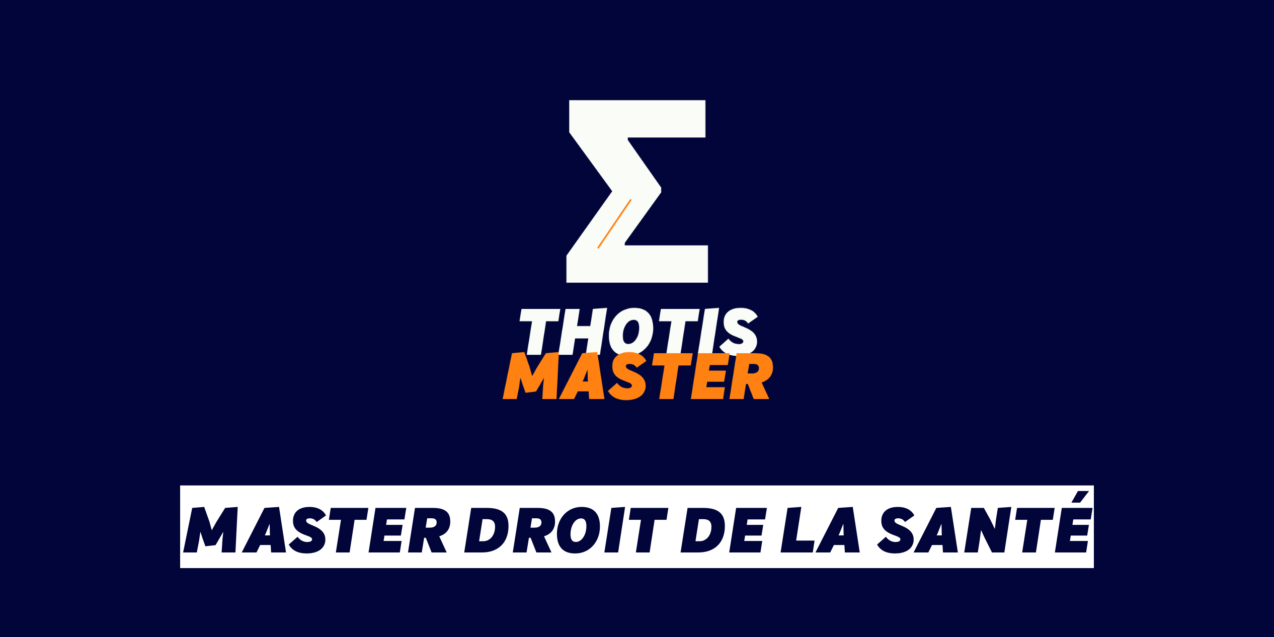 Master Droit de la santé