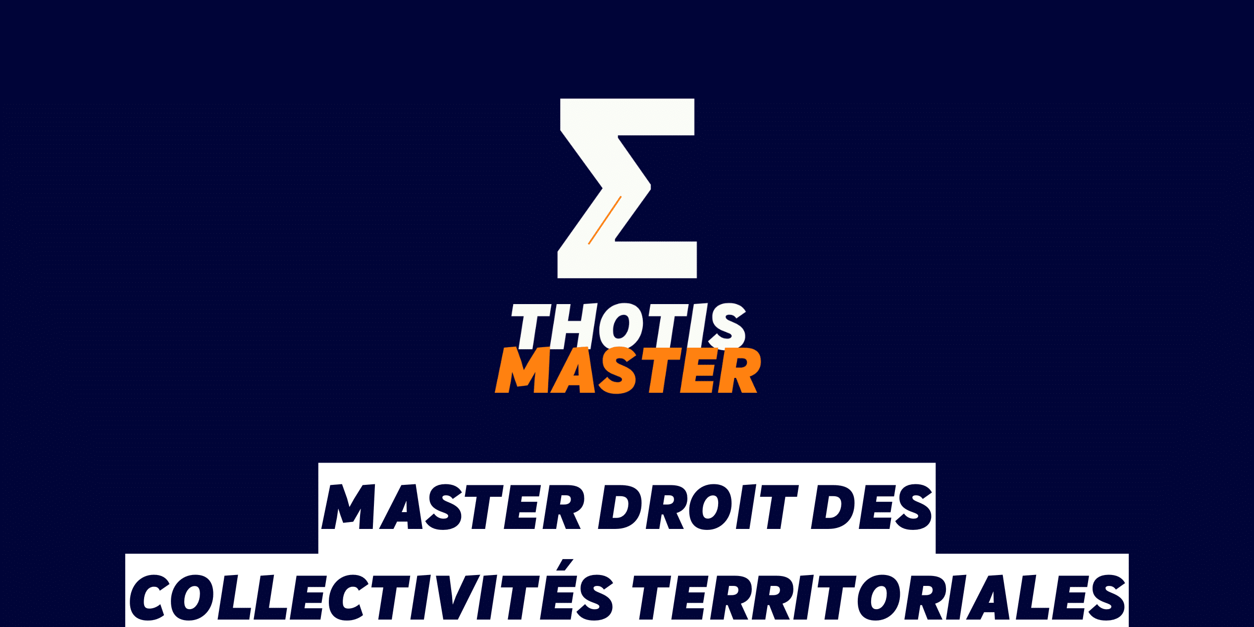 Master Droit des collectivités territoriales