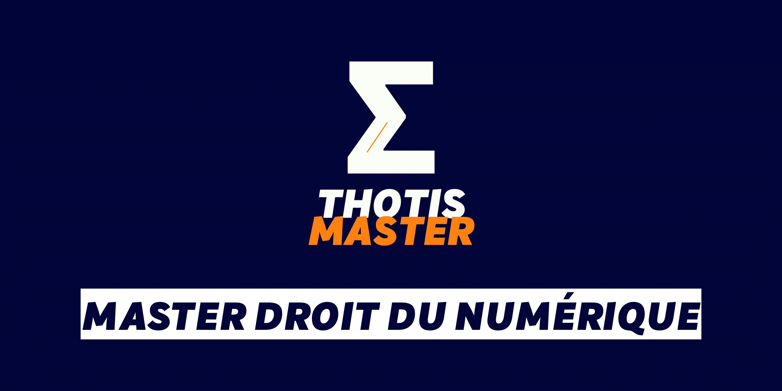 Master Droit du Numérique