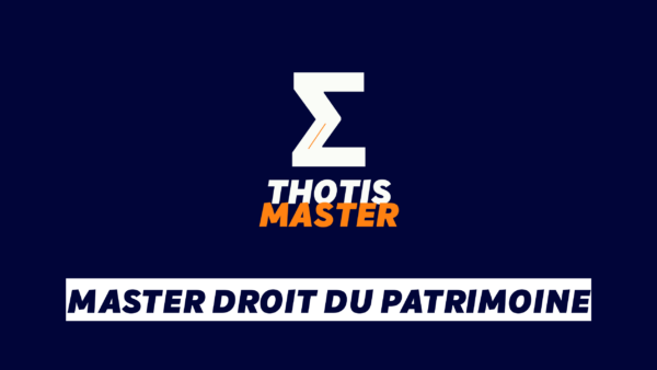 Master Droit du Patrimoine Master Droit du Patrimoine