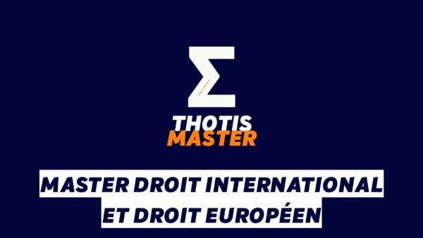 Master Droit international et droit européen Master Droit international et droit européen