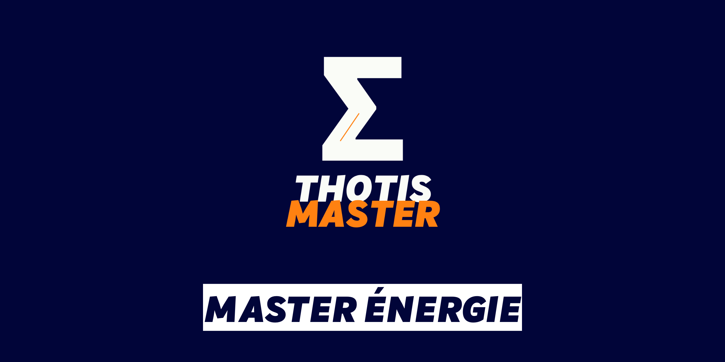 Master Énergie