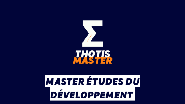 Master Études du développement