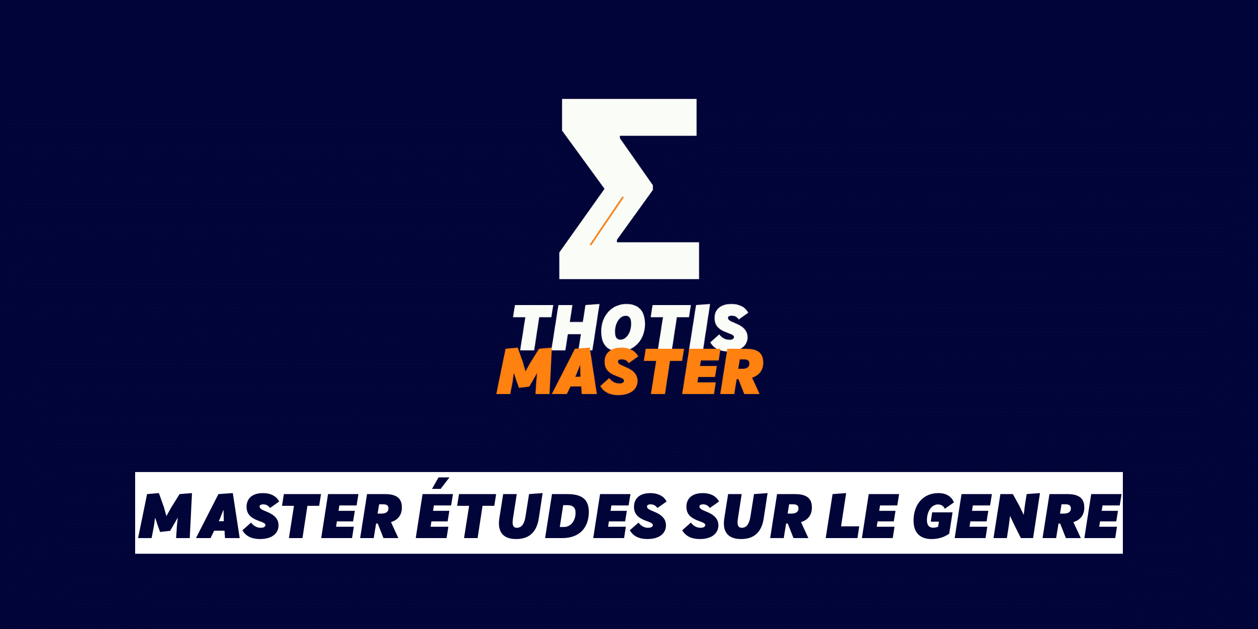 Master Études sur le genre