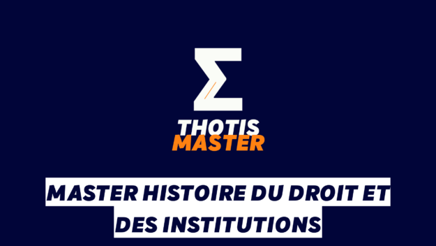 Master Histoire du droit et des institutions