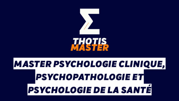 Master Psychologie clinique, psychopathologie et psychologie de la santé