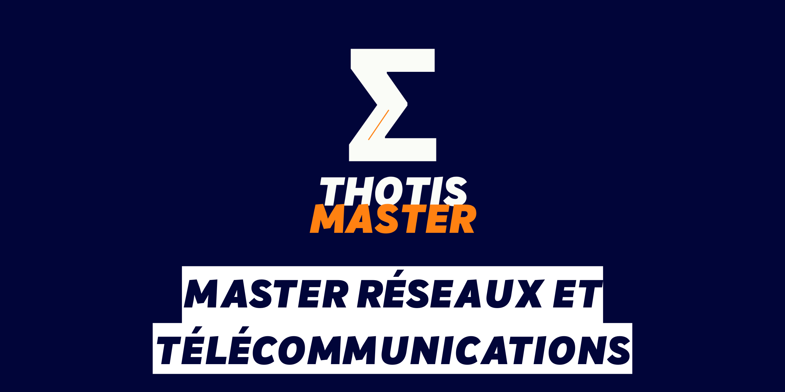Master Réseaux et télécommunications