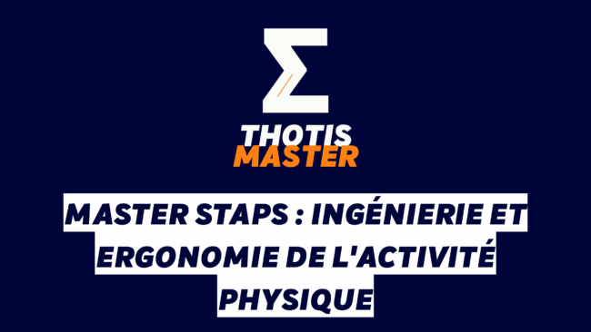Master STAPS Ingénierie et ergonomie de l’activité physique