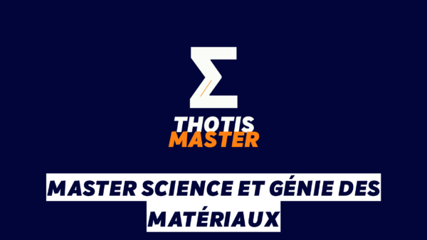 Master Science et génie des matériaux Master Science et génie des matériaux