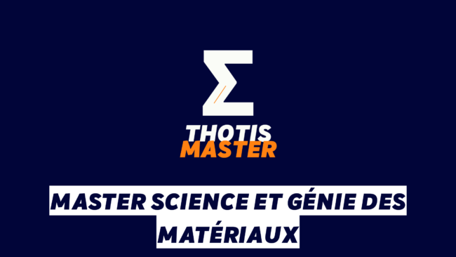 Master Science et génie des matériaux