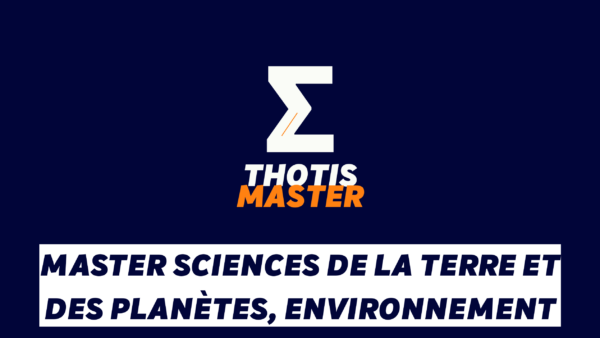 Master Sciences de la Terre et des planètes, environnement Master Sciences de la Terre et des planètes, environnement
