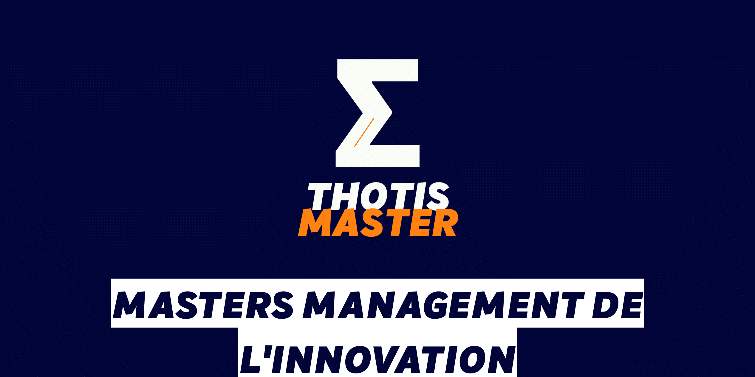 Masters Management de l’innovation