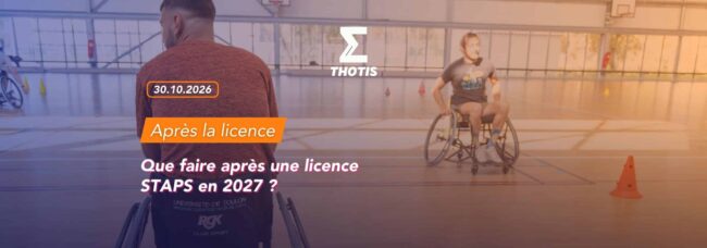 Que faire après une licence STAPS en 2027
