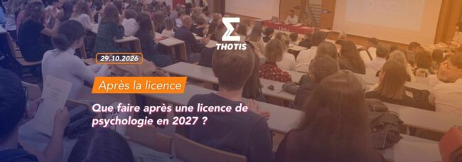 Que faire après une licence de psychologie en 2027 ?