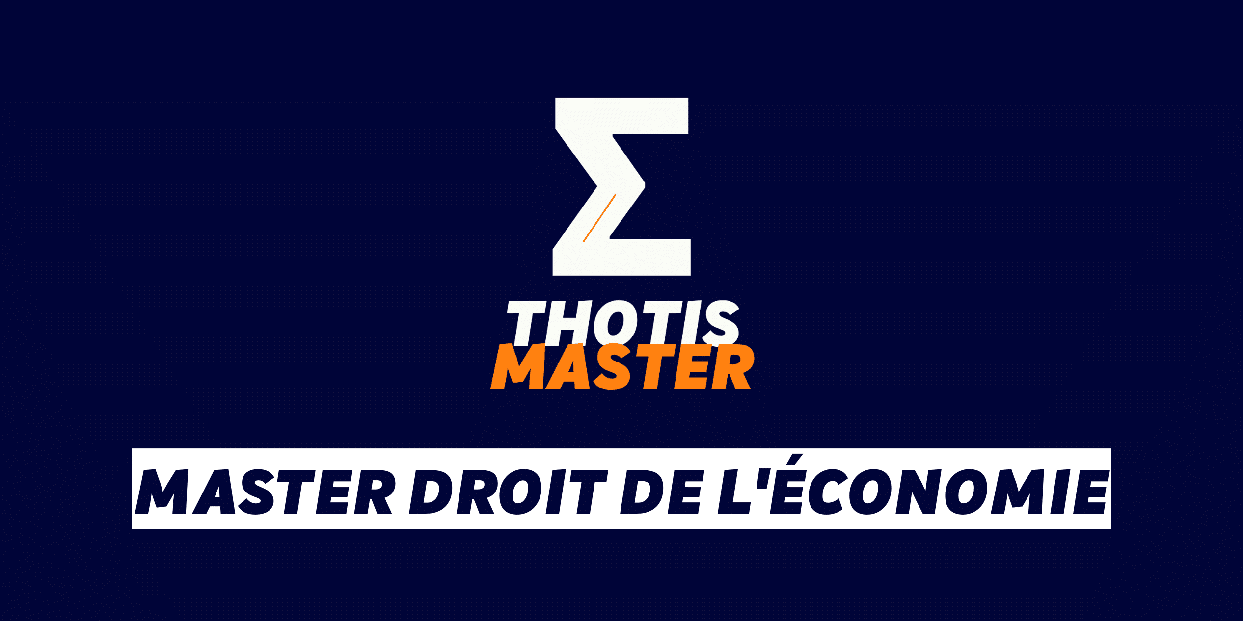 Master Droit de l’économie