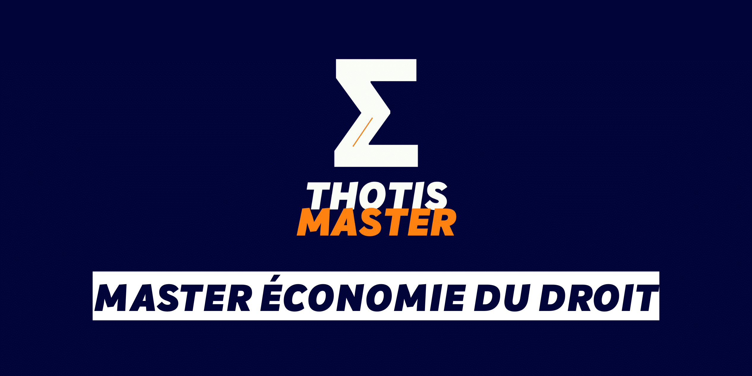 Master Économie du droit