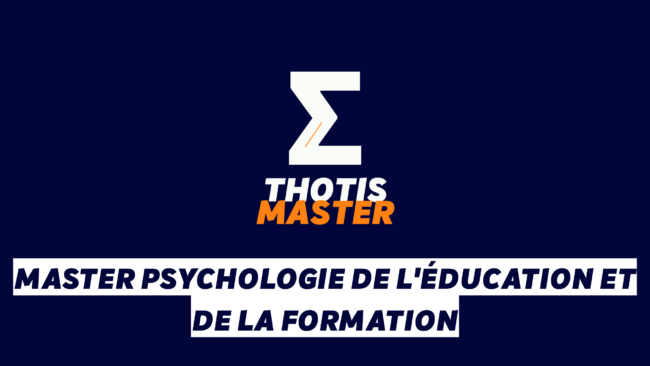 Hero banner with a white stylized Z logo above the words 'THOTIS MASTER' in white and orange on a dark blue background, indicating a Master program branding.