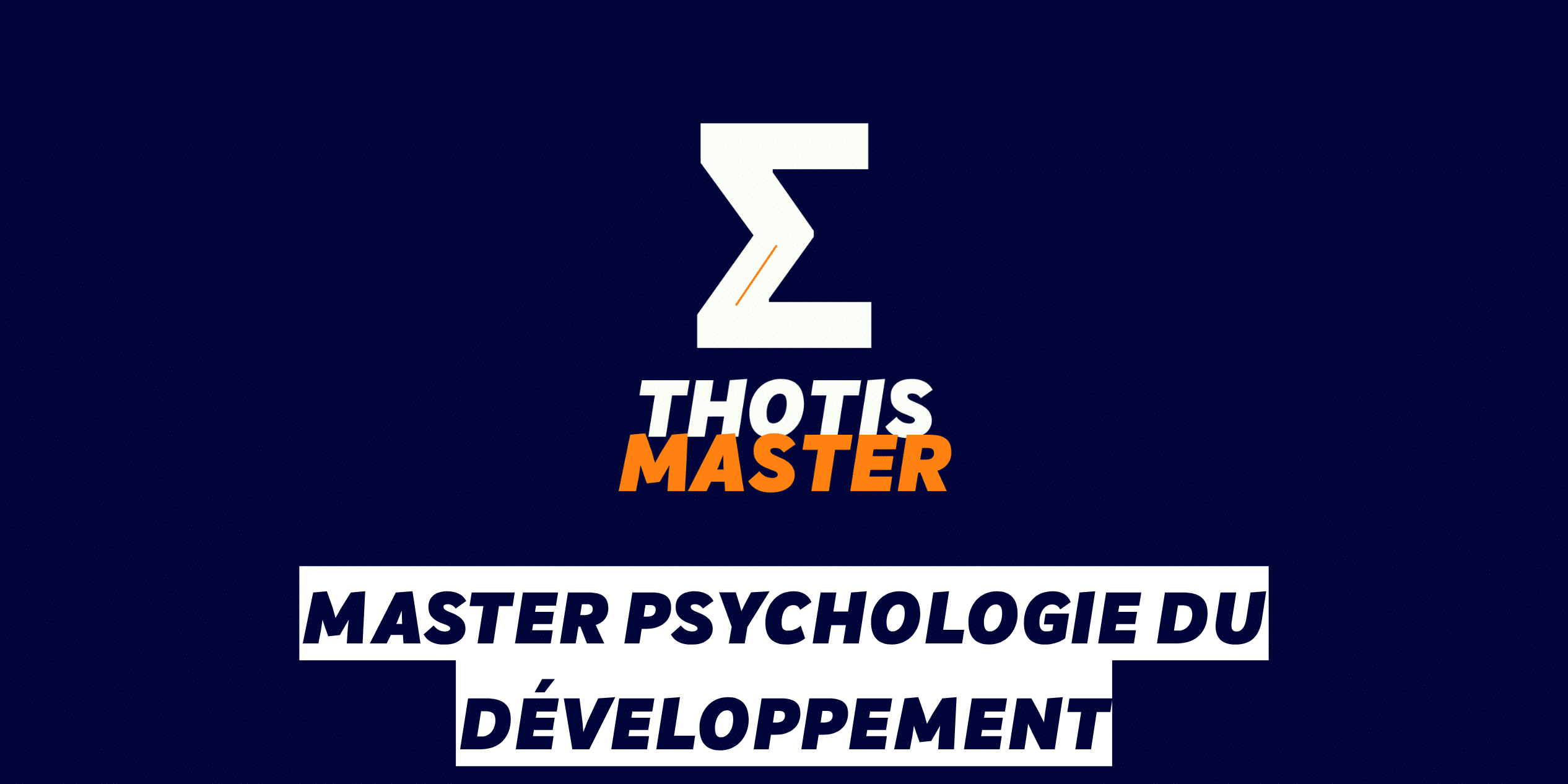 Logo for Thotis Master with a large white Z symbol on a dark blue background and orange 'MASTER' text below.
