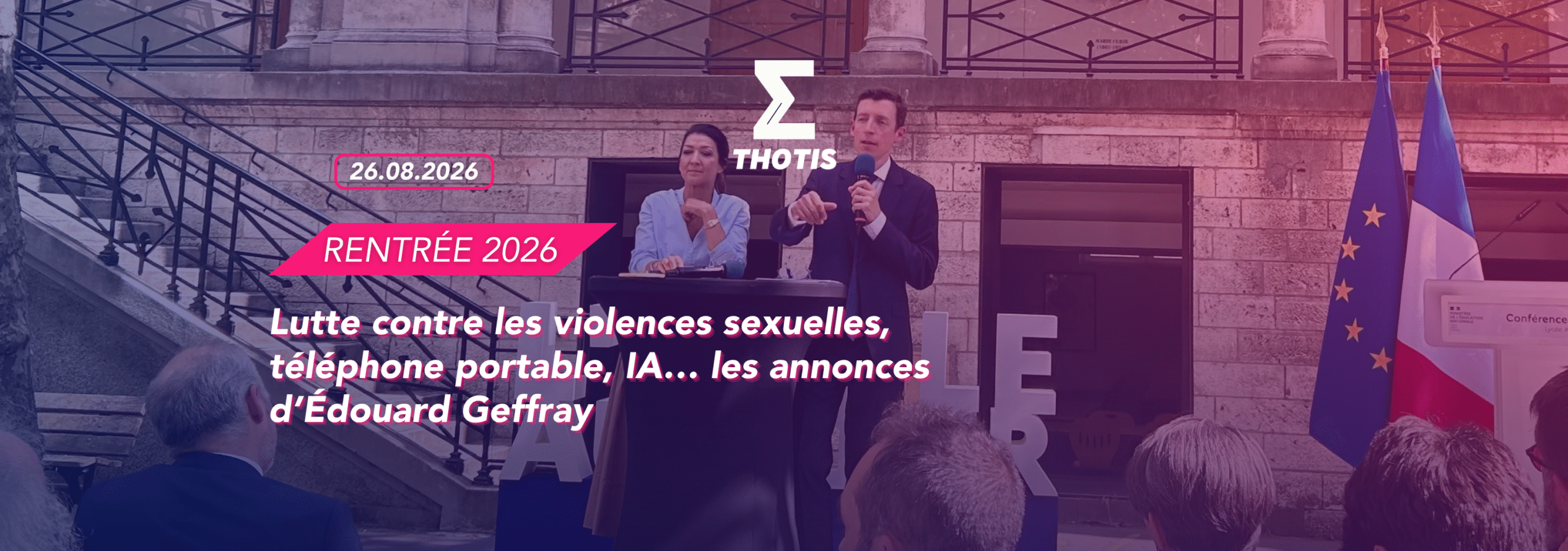 RENTRÉE 26 - conférence de presse Edouard Geffray