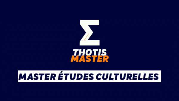 Logo with a large white angular zigzag shape on a dark blue background, and the words 'THOTIS' in white and 'MASTER' in orange beneath.