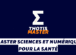 Logo on dark blue background: a bold white Z with orange accent and the words 'THOTIS MASTER' in white and orange, above French health/science slogans on white bands