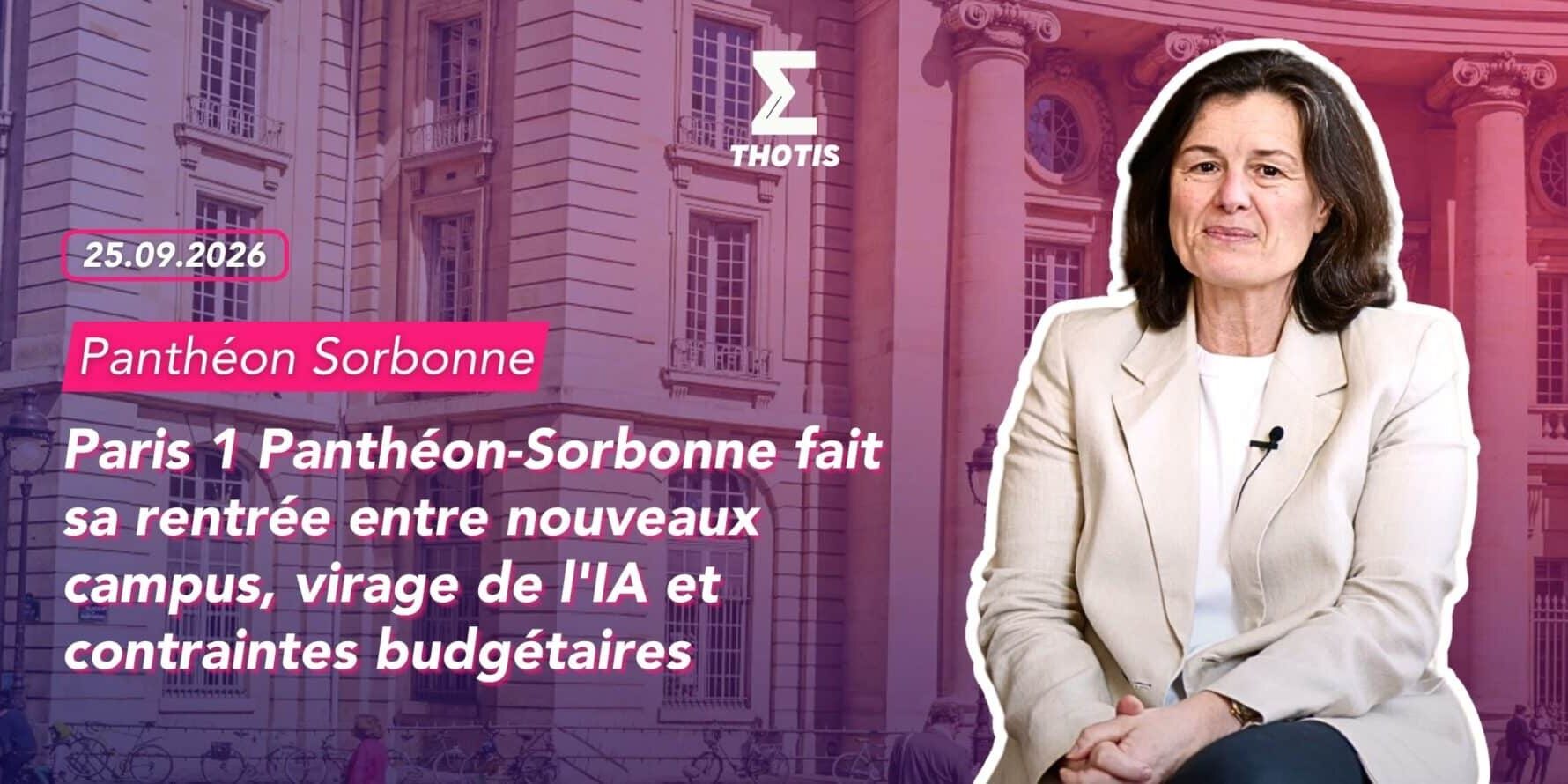 Paris 1 Panthéon-Sorbonne fait sa rentrée entre nouveaux campus, virage de l'IA et contraintes budgétaires