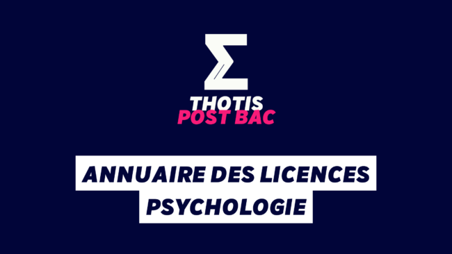 Annuaire des licences psychologie