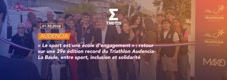 « Le sport est une école d’engagement » retour sur une 39e édition record du Triathlon Audencia-La Baule, entre sport, inclusion et solidarité (1) "Le sport est une école d'engagement " retour sur une 39e édition record du Triathlon Audencia-La Baule, entre sport, inclusion et solidarité