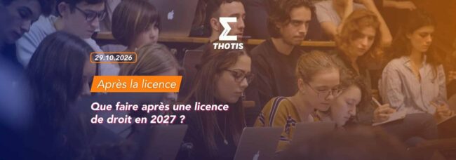 Que faire après une licence de droit en 2027 ?