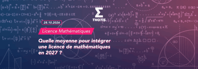 Article quelle moyenne pour intégrer une licence de mathématiques en 2027 Article quelle moyenne pour intégrer une licence de mathématiques en 2027