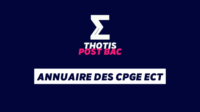 THOTIS Annuaire des CPGE ECT