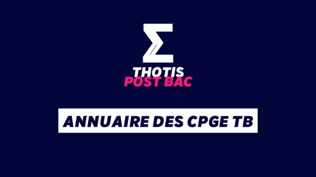THOTIS Annuaire des CPGE TB