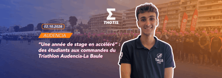 « Une année de stage en accéléré » _ des étudiants aux commandes du Triathlon Audencia-La Baule (1) « Une année de stage en accéléré » : des étudiants aux commandes du Triathlon Audencia-La Baule